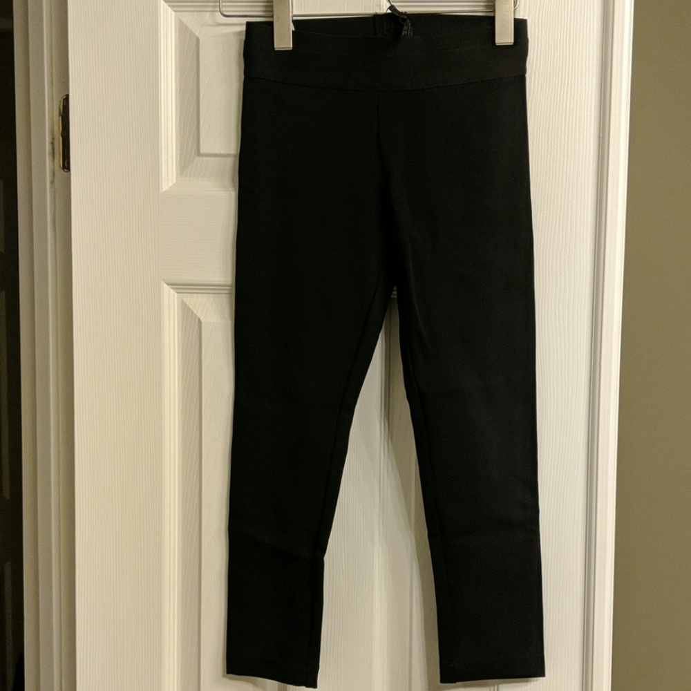 BCBGMaxazri Black Mason Cropped Leggings